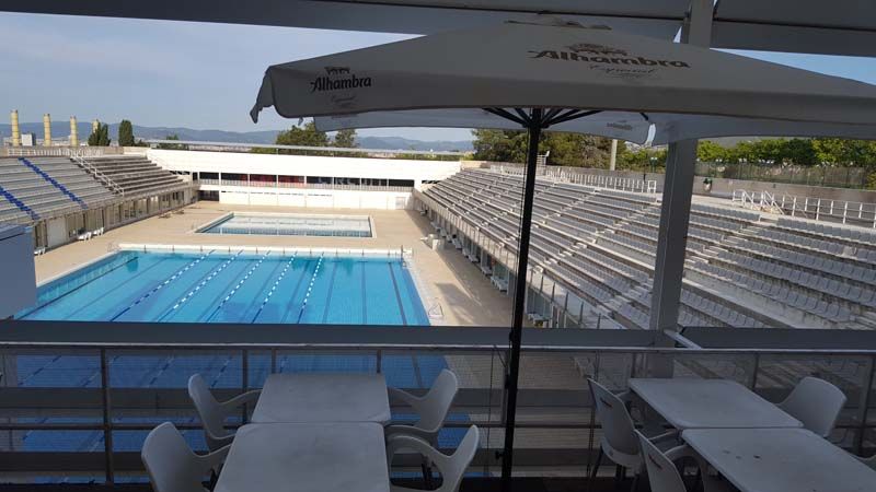 Restaurant a lestadi olimpic de Montjuic