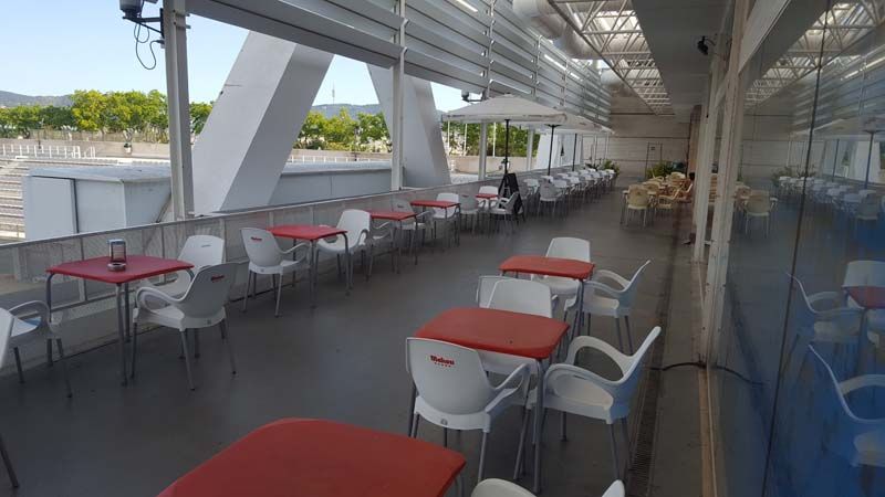 Restaurante en el estadio olímpico de Montjuic