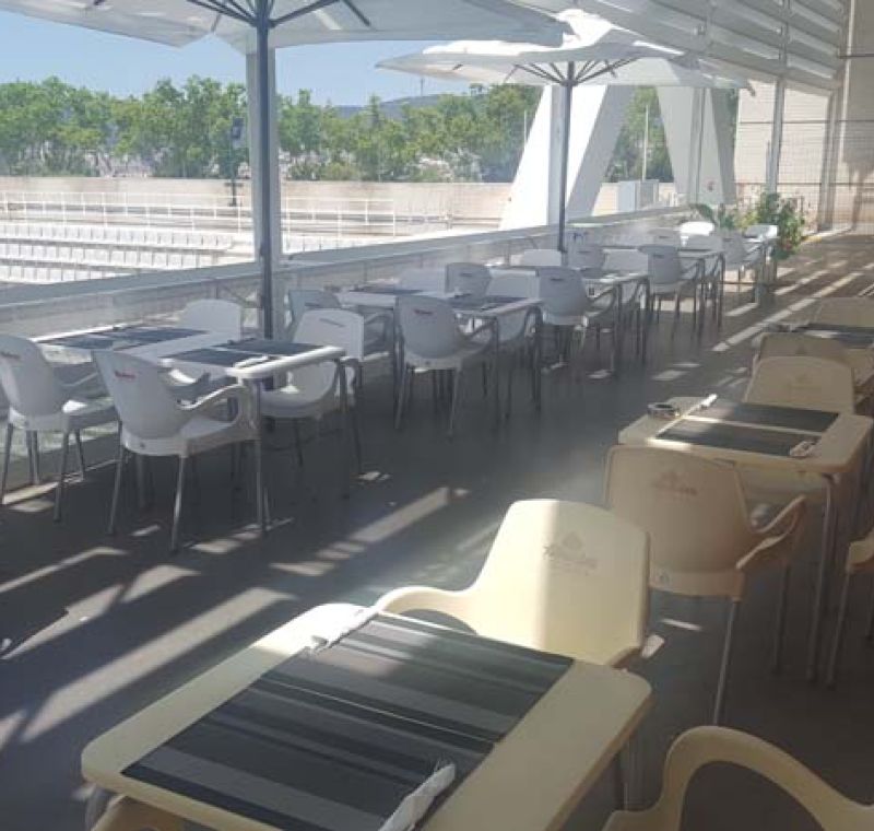 Restaurant a lestadi olimpic de Montjuic